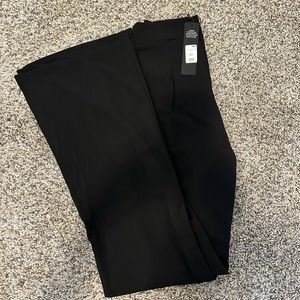 Black flare dress pants